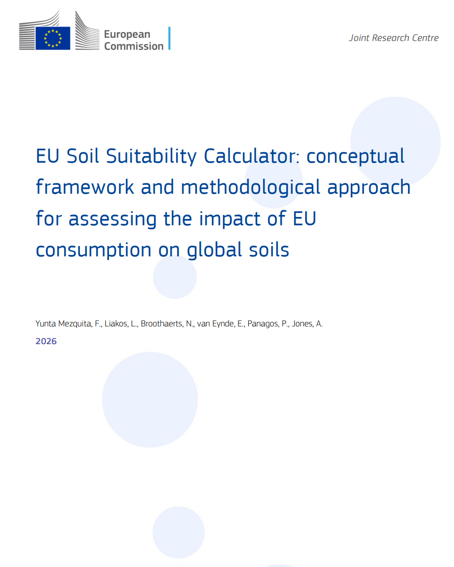 EU Soil Suitability Calculator: conceptual framework and methodological approach for assessing the impact of EU consumption