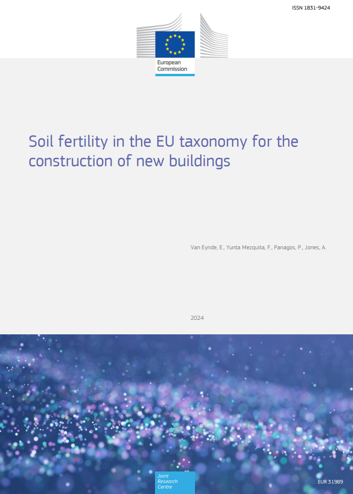 Soil fertility in the EU taxonomy for the construction of new buildings