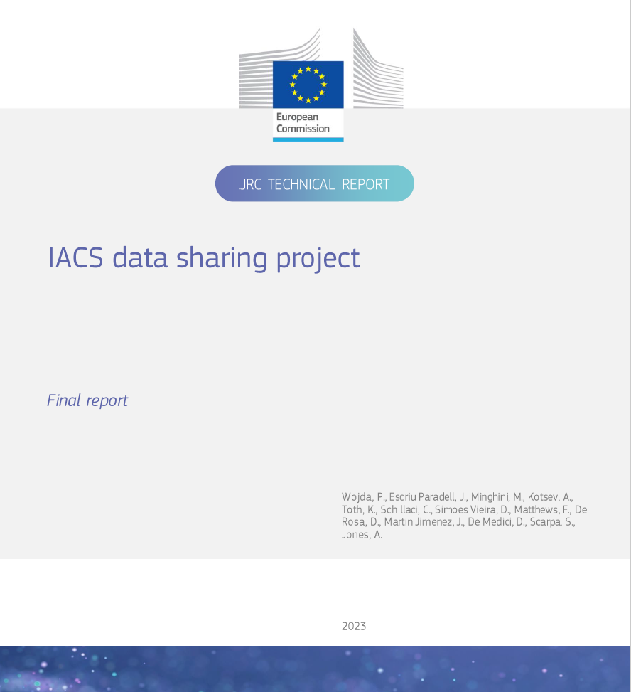 IACS data sharing project - Final Report